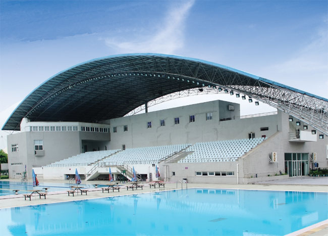 石河子游泳馆网架